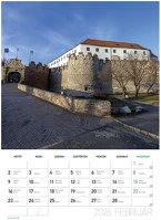 Lizzy card 23.09455 Falinaptár spirálozott   b/4 álló magyar várak és kastélyok 2026. kép