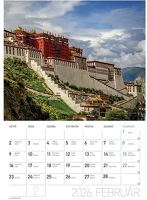 Lizzy card 23.09464 Falinaptár  a/4 álló a világ csodái 2026. kép