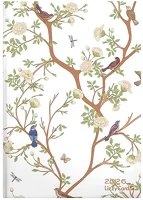 Lizzy card 23.09575 Határidőnapló  b/6 napi keménytáblás birds tree 2026. kép