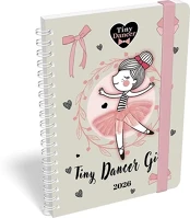 Lizzy card 23.0958907 b/6 heti spirálozott gumis tiny dancer lovely ballerina 2026 kép