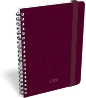 Lizzy card 23.0958912 Határidőnapló  b/6 heti spirálozott gumis perfect 2026. kép