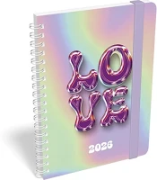 Lizzy card 23.0958913 Határidőnapló  b/6 heti spirálozott gumis amazing 2026. kép