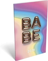 Lizzy card 23.09700 Zsebnaptár  a/6 heti papírborítós babe 2026. kép