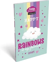 Lizzy card 23.09706 Zsebnaptár  a/6 heti papírborítós lollipop happy color 2026. kép