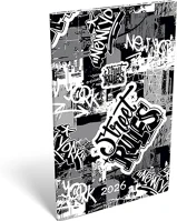 Lizzy card 23.09712 Zsebnaptár  a/6 heti papírborítós street rules 2026. kép