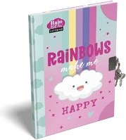 Lizzysuli 7490225001 Emlékkönyv a/5 keményfedeles lollipop rainbow kép