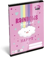Lizzysuli 7500167001 Füzet vonalas a/5 32 lapos 14-32 1.osztályos lollipop rainbow kép