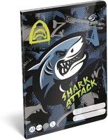 Lizzysuli 7500167007 Füzet vonalas a/5 32 lapos 14-32 1.osztályos shark attack kép