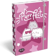 Lizzysuli A/4 KITTOK Füzetbox a/4 kittok stars purrfect kép