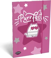 Lizzysuli A/5 KITTOK Gumis mappa a/5 kittok stars purrfect kép