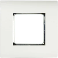 Logilink 80 MM-ES French flush mount face plate 80*80mm with 45*45mm, white kép