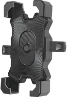 Logilink AA0162 Okostelefon kerékpártartó dupla zárral, 360 -ban forgatható, fekete kép