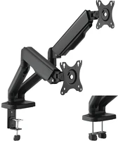 Logilink BP0177 kettős monitortartó, 17 32 hüvelykes lapos és ívelt monitorok kép