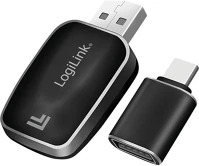 Logilink BT0076 vezeték nélküli bt 5.0 autós adapter carplay és android auto kép