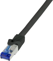 Logilink C6A073S Hálózati kábel fekete 5 m cat6a s/ftp (s-stp) kép