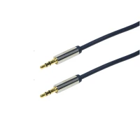 Logilink CA10500 Jack stereo 3,5mm m/m audio kábel 5m kék kép
