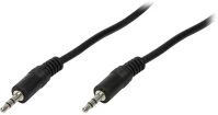 Logilink CA1051 jack stereo 3,5mm (3pin) -> jack stereo 3,5mm (3pin) m/m audio kábel 3m kép