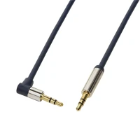 Logilink CA11150 Jack stereo 3,5mm m/m audio kábel 1.5m kék egyenes/90% kép