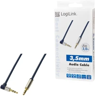 Logilink CA11300 3.5mm - 3.5mm 3m audio kábel 3,5 m kék kép