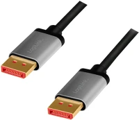 Logilink CDA0105 Displayport kábel 2 m fekete, szürke kép
