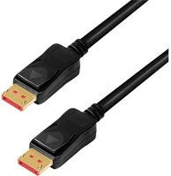 Logilink CDV0100 Displayport 1.4 -> displayport 1.4 m/m video kábel 10m fekete amplifier kép