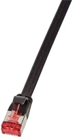 Logilink CF2073S Slimline flat rj45 cat6a u/ftp -> rj45 cat6a u/ftp m/m adatkábel 5m fekete kép