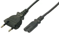 Logilink CP092 Power cord, euro-euro8,black, 1.80m kép