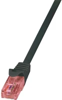 Logilink CQ2043U Primeline rj45 cat6 u/utp -> rj45 cat6 u/utp m/m adatkábel 1.5m fekete kép