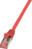 Logilink CQ2084S Rj45 cat6 sftp m/m adatkábel 7.5m awg27 piros kép