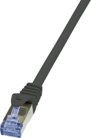 Logilink CQ3073S Cat6a s/ftp lapos patch kábel - fekete - 5m kép