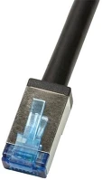 Logilink CQ7023S Hálózati kábel fekete 0,5 m cat6a s/ftp (s-stp) kép