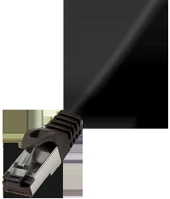 Logilink CQ8113S Primeline patch kábel, cat.8.1, s/ftp, fekete, 20 m kép