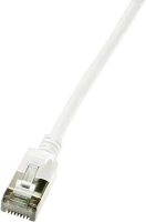 Logilink CQ9021S Hálózati kábel fehér 0,5 m cat6a s/utp (stp) kép