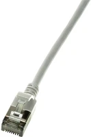 Logilink CQ9042S Slimline rj45 cat6a u/ftp -> rj45 cat6a u/ftp m/m adatkábel 1.5m szürke kép