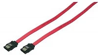 Logilink CS0008 S-ata cable,2x male,red,0,90m kép