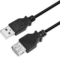 Logilink CU0011B Usb kábel 3 m usb 2.0 usb a fekete kép