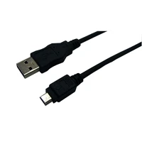 Logilink CU0015 Usb-a 2.0 -> usb-b 2.0 mini 5pin m/m adatkábel 3m fekete kép