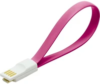 Logilink CU0087 Usb-a 2.0 -> usb-b 2.0 micro m/m adatkábel 0.15m rózsaszín-fehér kép