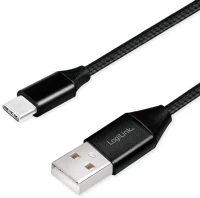Logilink CU0139 Usb kábel 0,3 m usb 2.0 usb a usb c fekete kép