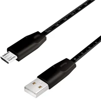 Logilink CU0158 Usb 2.0 kábel, usb-a/m - micro-usb/m, metrikus lenyomat, 1 m kép