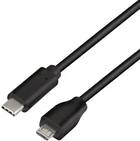 Logilink CU0196 Usb-c -> usb-b 2.0 micro m/m adatkábel 0.5m fekete kép