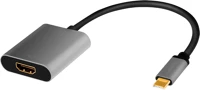Logilink CUA0103 Usb-c 3.2 gen1 -> hdmi 2.0 m/f adapter 0.15m fekete-szürke kép