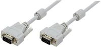 Logilink CV0027 Vga (apa - apa) kábel 5m - szürke kép