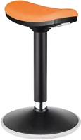 Logilink EO0071 ülő/álló/forgószék, magasságállítható 56 82 cm, max. 136 kg, fekete kép