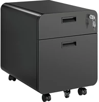 Logilink EO0080 mobil irattartó szekrény görgőkön, 2 rekesszel, zárható, 15 kg-ig kép