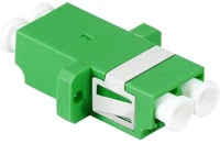 Logilink FA02LC6 Fiber adapter lc duplex, 12 db, karimával, zöld kép
