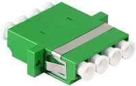 Logilink FA04LC6 Fiber adapter lc quad, 12 db, karimával, zöld kép