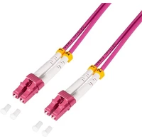 Logilink FC4LC10 Acél páncélozott szálas patch kábel om4, duplex lc/upc - lc/upc, 10 m kép