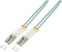 Logilink FP3LC30 Lc/upc duplex -> lc/upc duplex m/m adatkábel 30m türkiz om3, 50/125µm kép