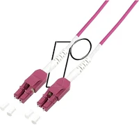 Logilink FP4UB00 lc/upc duplex -> lc/upc duplex m/m adatkábel 0.5m rózsaszín om4, 50 kép